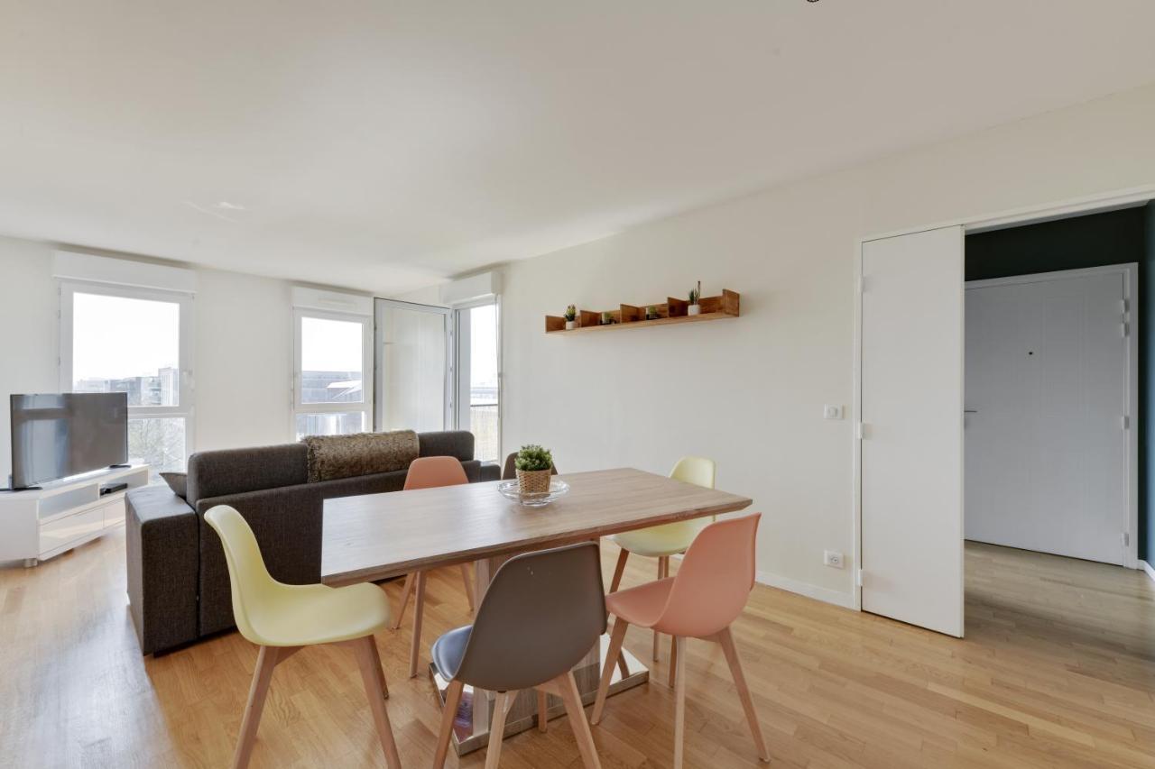 Апартаменты Chic Apart With Great View Of Paris Сен-Дени Экстерьер фото