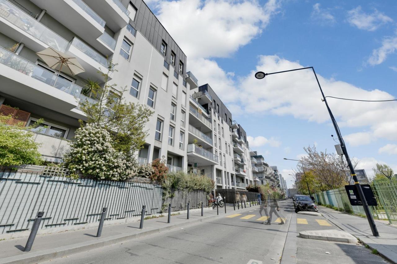 Апартаменты Chic Apart With Great View Of Paris Сен-Дени Экстерьер фото